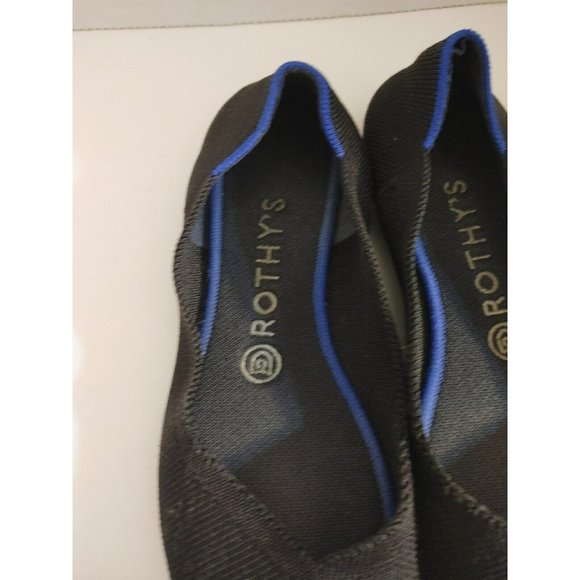 Rothy's The Flat Ballet Black Solid Textile Comfort Women’s US 7.5 - Picture 2 of 13